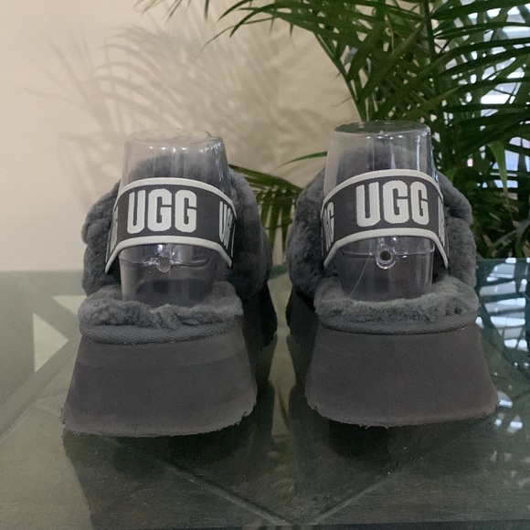 UGG Disco Slides in Dark Gray - Picture 12 of 14